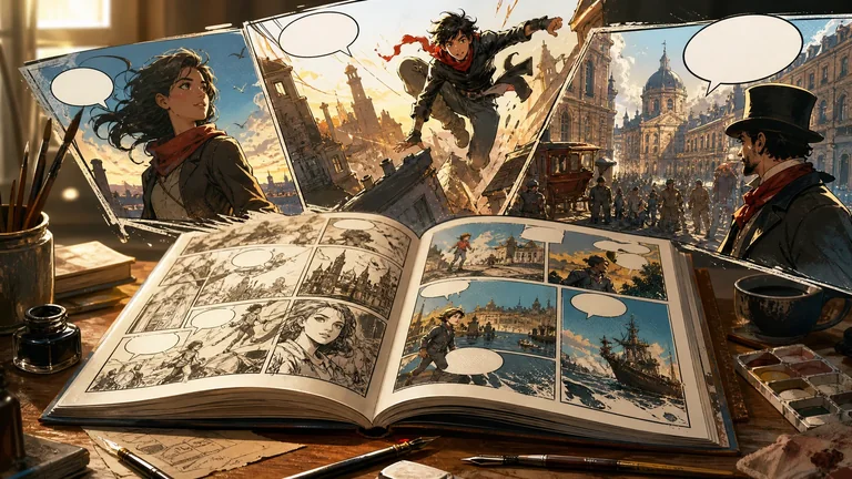 Illustration : L’histoire de la bande dessinée